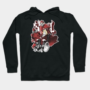 Funny Ghost Dark Red Hoodie